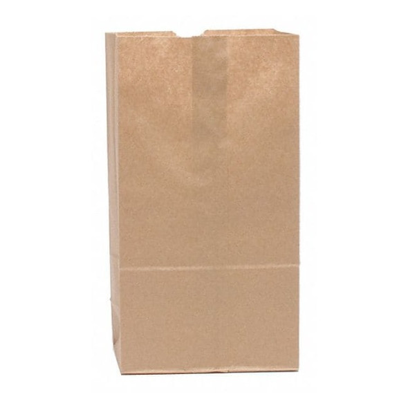 Manufacturer Varies Grocery Bag Flat Bottom 6 lb Brown, Pk500 18406
