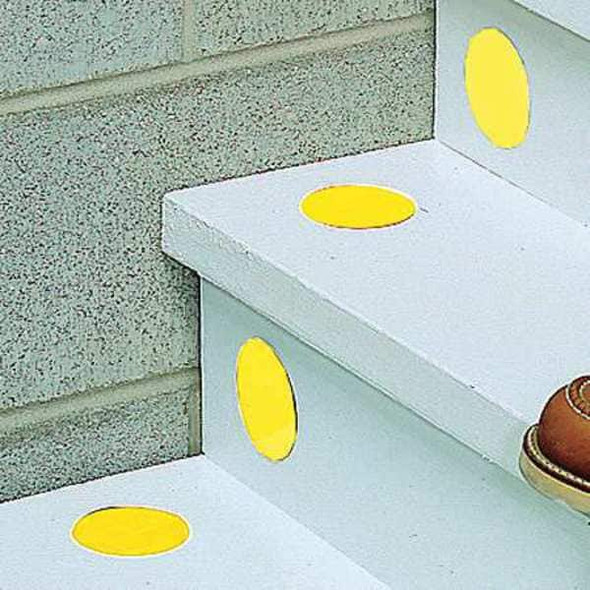 Floor Marking Tape, vinyl, No Legend, Yellow, 3 in W., 0.216 in Thickness, 50 PK