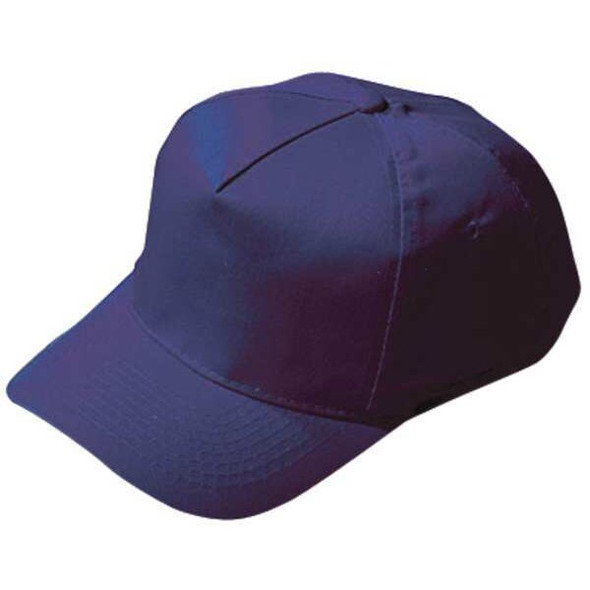 Bump Cap, Long Brim Baseball, Polyethylene, Hook-and-Loop Suspension, Navy Blue