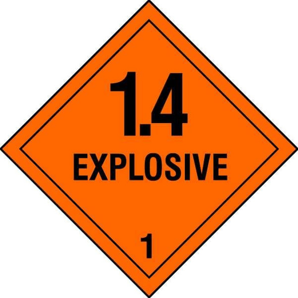 Manufacturer Varies DOT Label,4 In. H,4 In. W,Oxidizer,PK25 9DYT9