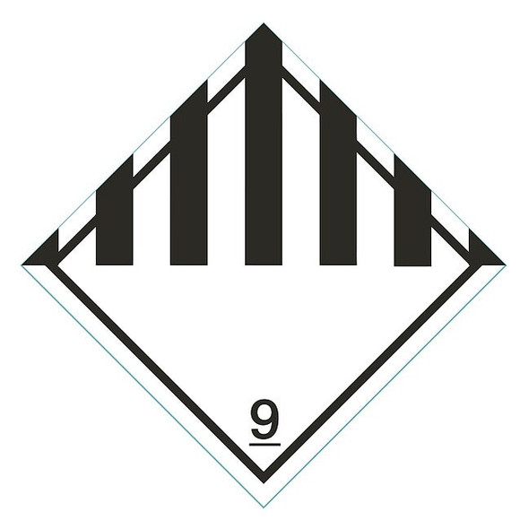 Manufacturer Varies DOT Label,4 In. H,4 In. W,PK25 8PHH4