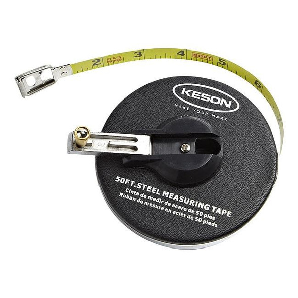 Keson 50 ft Tape Measure, 3/8 in Blade ST5018