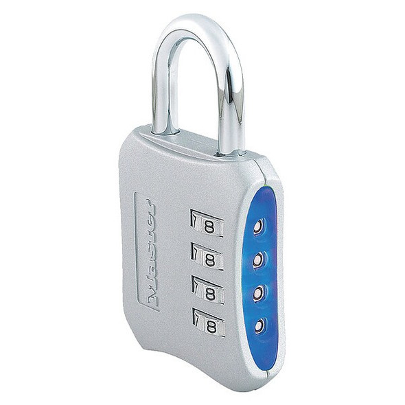 Master Lock Combination Padlock,4 Dials 653D