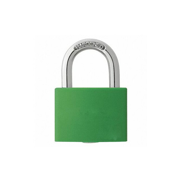 Manufacturer Varies Lockout Padlock,KA,Green,1-7/16"H 48JR24