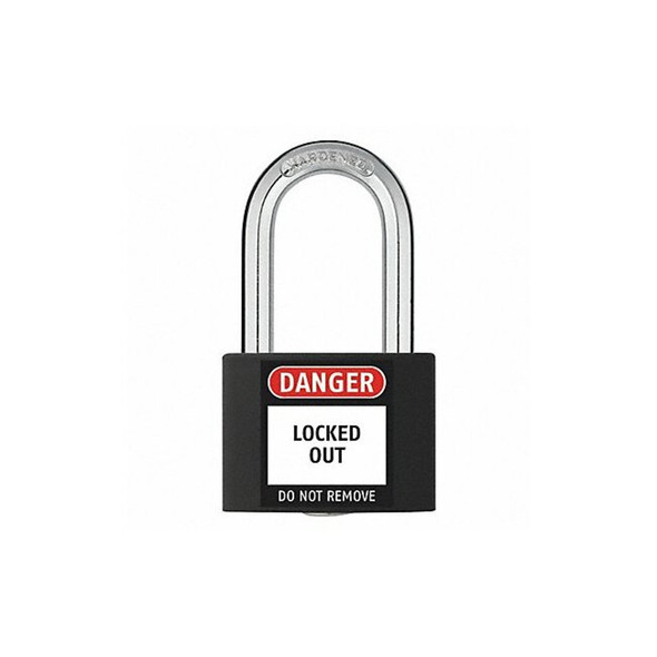 Manufacturer Varies Lockout Padlock,KA,Black 48JR44