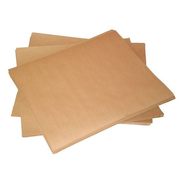 Natural Kraft Paper 36 In. x 24", 30 lb. Basis Weight, Pk830