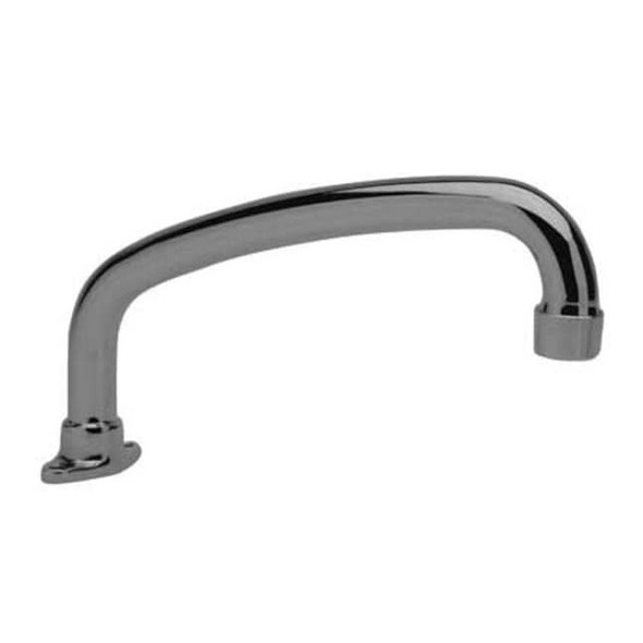 Sani-Lav Spout w/Aertor,Fixed,Brass,1/2 NPT In 1001