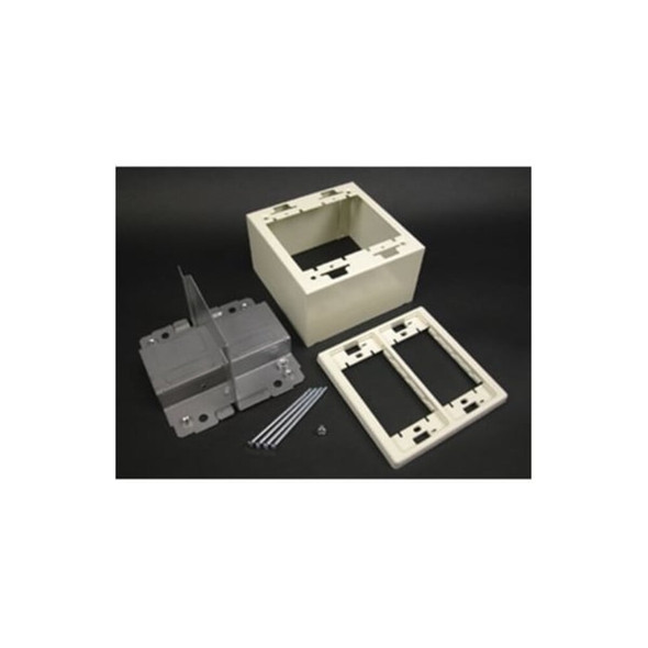 Legrand Device Box, Gang Box Type, 2 Gangs, Steel V2444D-2A