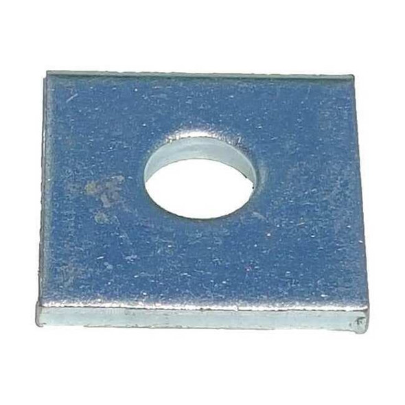 Manufacturer Varies Channel Square Washer,1/2 In,Silver,PK25 V500 1/2EG