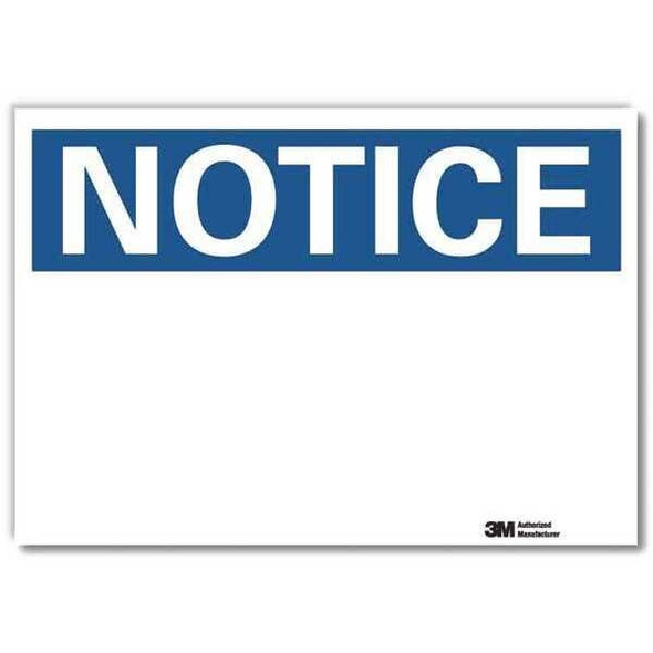 Lyle Notice Sign,5inx7in,Reflective Sheeting U5-1024-RD_7X5 Lyle Notice Sign,5inx7in,Reflective Sheeting U5-1024-RD_7X5