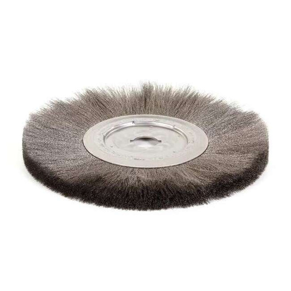 Weiler Crimped Wire Wheel Wire Brush, Arbor, 12" 93004