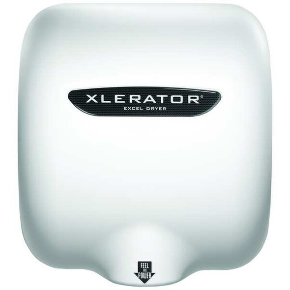 Excel Dryer Hand Dryer,8 sec,65 to 75 dBA,WH XL-BW-110-120V