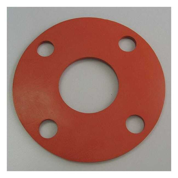 Manufacturer Varies Flange Gasket,Full Face,5 In,Silicone 4CYX3