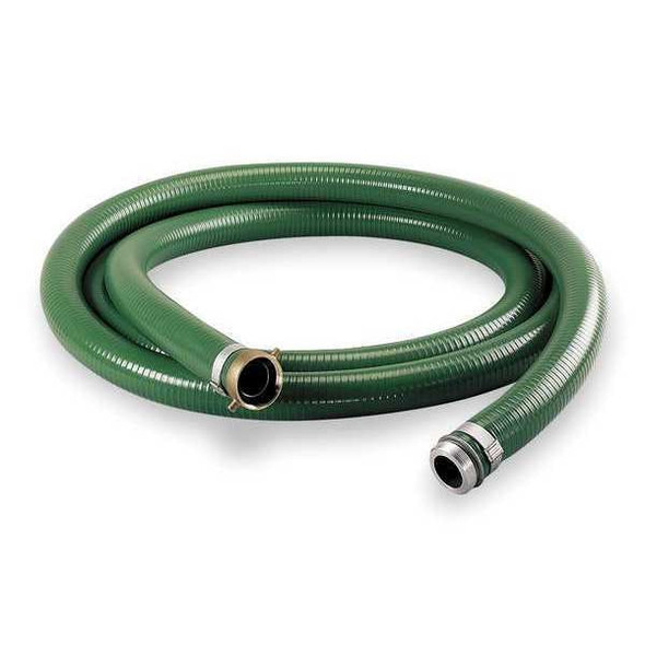 Continental 1-1/2" ID x 20 ft PVC Water Suction Hose GN 2P566