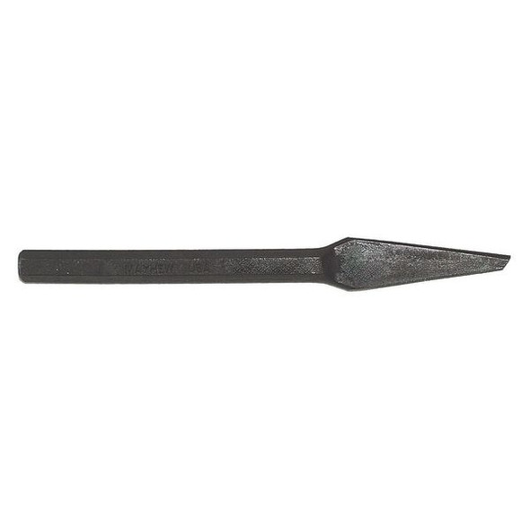 Mayhew Chisel,1/8in. Tip,5-1/4in. L,Half Round 10500 Mayhew Chisel,1/8in. Tip,5-1/4in. L,Half Round 10500