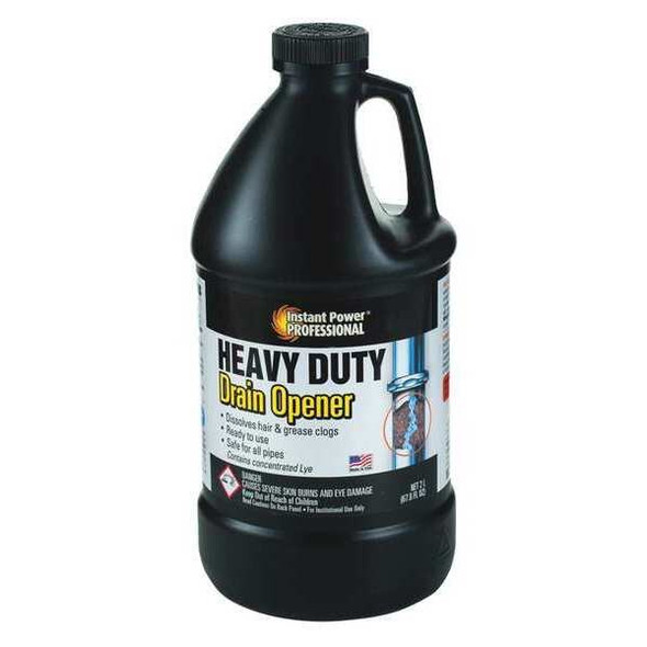 Instant Power Professional Heavy-Duty Drain Opener,2L,Odorless,PK6 8875