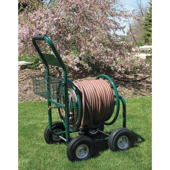 Liberty Garden Portable Hose Cart,Steel,17 In. Dia. 2LRK8
