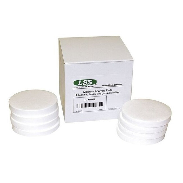 Labexact Moisture Analyzer Pad,3-1/2 in. L,PK200 45FG79