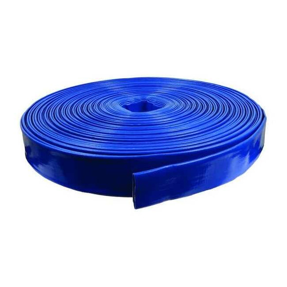 2" ID x 300 ft PVC Water Discharge Hose 80 PSI BL