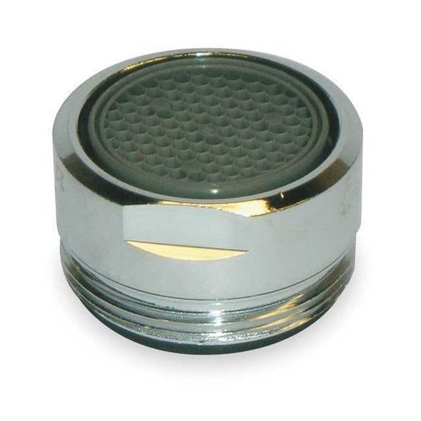 2 gpm Outlet, 15/16"-27 Thread Size, Polished Chrome, Brass