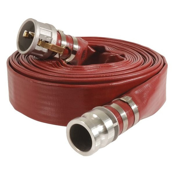 Manufacturer Varies 1-1/2" ID x 25 ft PVC Water Discharge Hose 150 PSI RD 45DU20