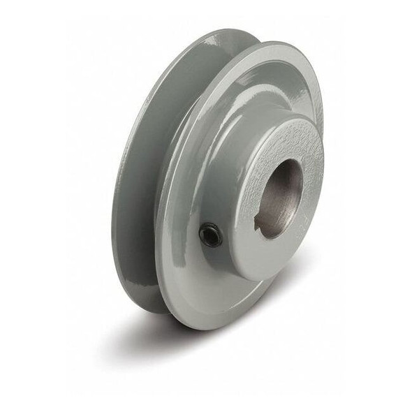 Tb Woods 1 in Fixed Bore 1 Groove V-Belt Pulley 3.95 in OD BK401