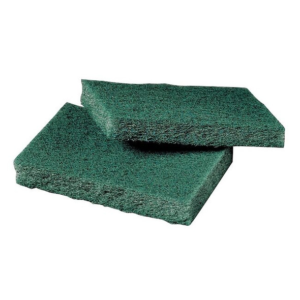3m Scotch-Brite Scouring Pad,Green,4-1/2" L,3" W,PK80 9650