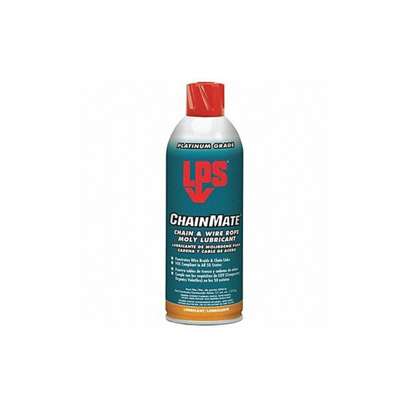 Lps Chainmate Chain and Wire Lubricant, 11 Oz Aerosol Can, Black 02416