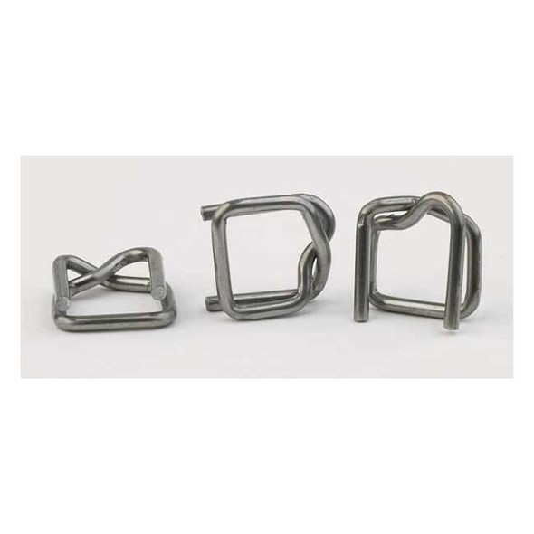 Manufacturer Varies StrappingBuckle,Steel,Round;Flat,PK1000 2CXP2