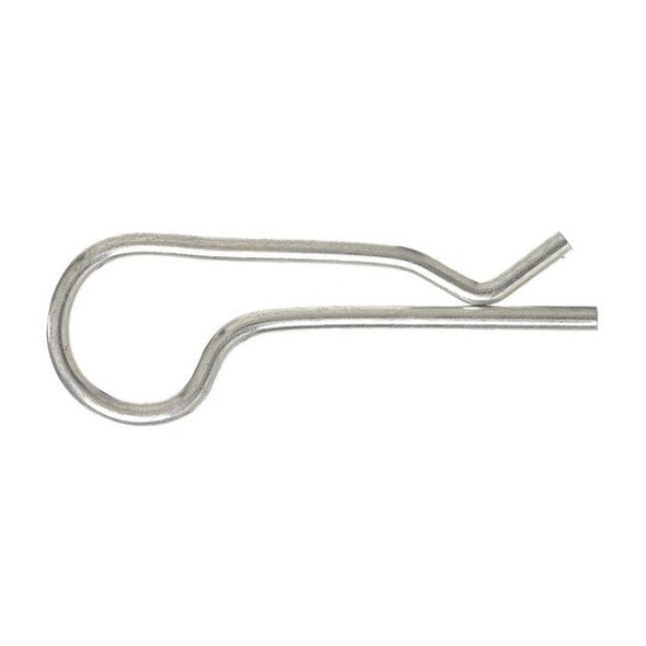Bridge Cotter Pin, 5/32 in Dia, 3-7/16 in L, Carbon Steel, 10 PK