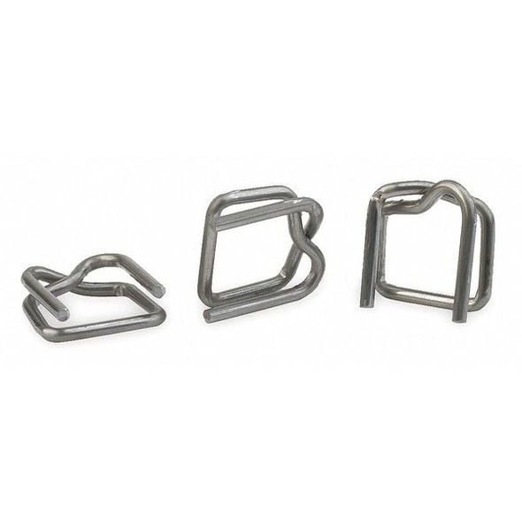 Manufacturer Varies Strapping Buckle,3/8 In.,PK1000 2JFF2