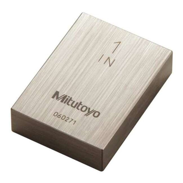 Mitutoyo Gage Block,1/64" L,3/8" H,Steel,ASME 0 611320-531