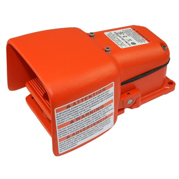 Linemaster FootSwtch,Orange,CastIron,DPDT,Momentary 532-SWH Linemaster FootSwtch,Orange,CastIron,DPDT,Momentary 532-SWH