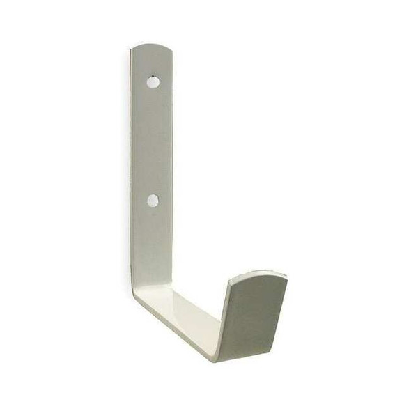 Monroe Pmp Hook, White, Steel, 6 1/2 in D 4HDW2