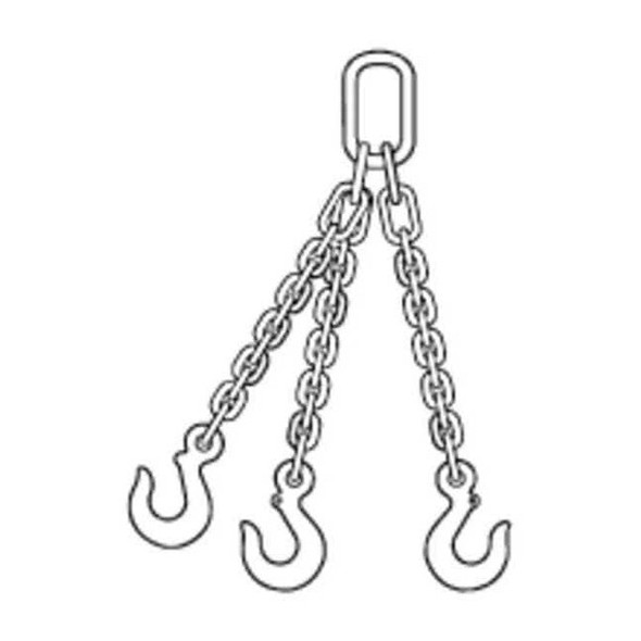 Manufacturer Varies Chain Sling,5 ft. L,TOS Sling Type 200000969