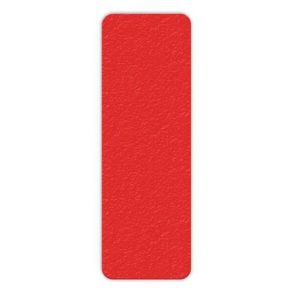 Workplace Floor Organization Marker Vinyl Film Red, 2" W x 6" L, 0.58 mil Thick