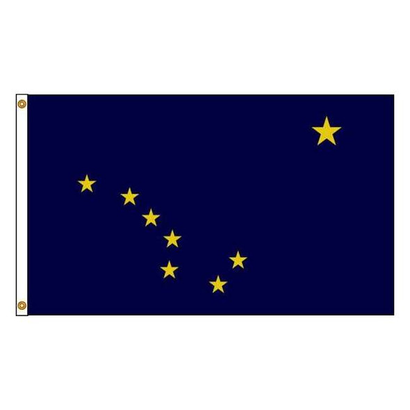 Annin Flagmakers Alaska Flag,5x8 Ft,Nylon 140180