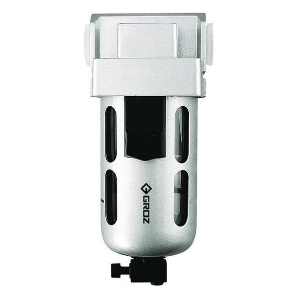 Groz Air Filter,1/2in NPT,125 cfm,145 psi F15933-S