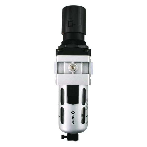 Groz Filt-Reg,1/4"NPT,63 cfm,40 micron FRC149134-S Groz Filt-Reg,1/4"NPT,63 cfm,40 micron FRC149134-S