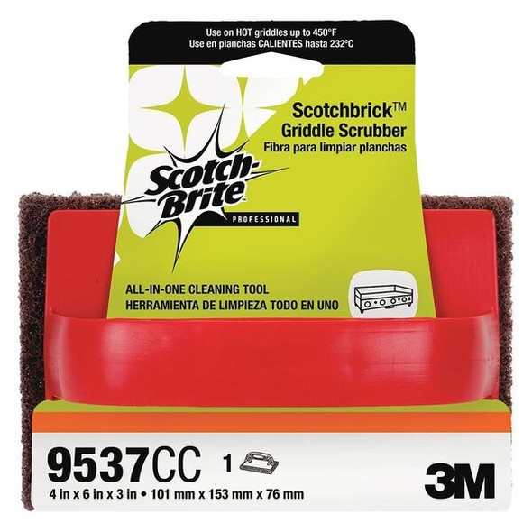 Scotch-Brite Scrubber Sponge,4" L x 6" W,PK4 9537CC