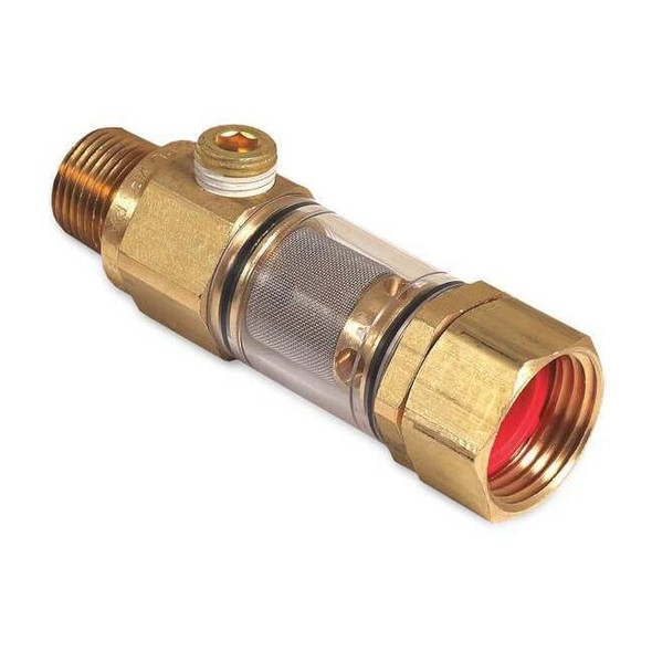 Mi-T-M Garden Filter,1/2M x 3/4F,with Bypass 19-0207