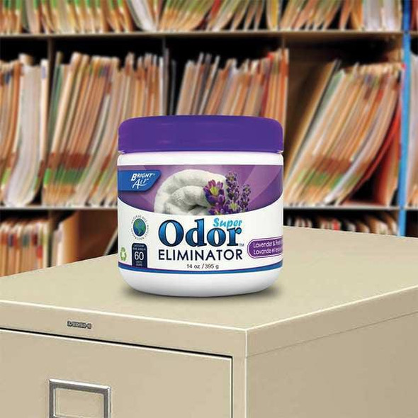 Bright Air Deodorizer,14 oz.,Plastic Jar,PK6 BRI 900014