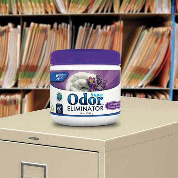 Bright Air Deodorizer,14 oz.,Plastic Jar,PK6 BRI 900014