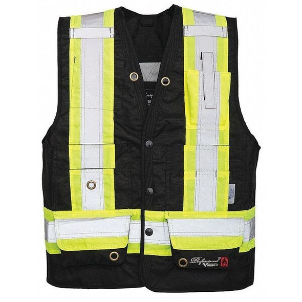 Viking Flame-Resistant Vest,Black,3XL 3995FR-XXXL Viking Flame-Resistant Vest,Black,3XL 3995FR-XXXL