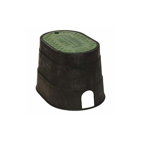 Nds Valve Box,Oval,9-3/4" H x 11" W M2-SG