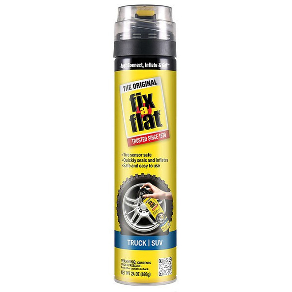 Fix-A-Flat Tire Inflator,24 oz.,2-51/64" dia. S60369