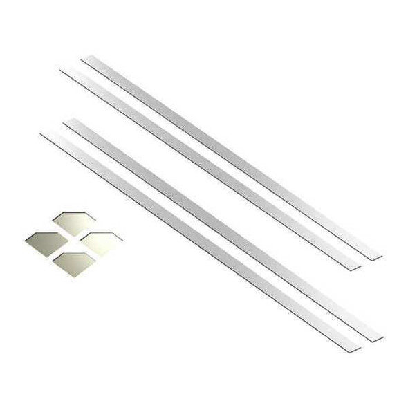 Mirredge Mirror Installation Kit, 60 in L, 2 in W, 1/8 in H, Mirror 24111