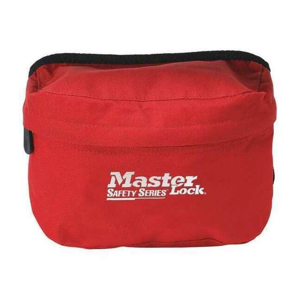 Master Lock Lockout Pouch,Unfilled,Bag,Red S1010