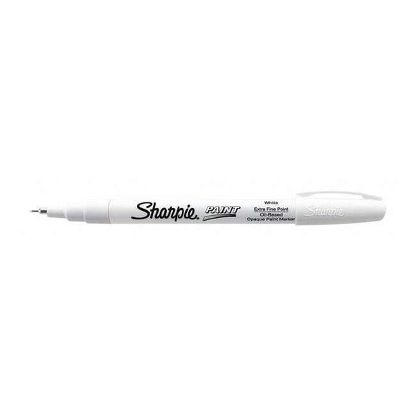 Sharpie Liquid Paint Marker, White, Fiber, PK12 35531