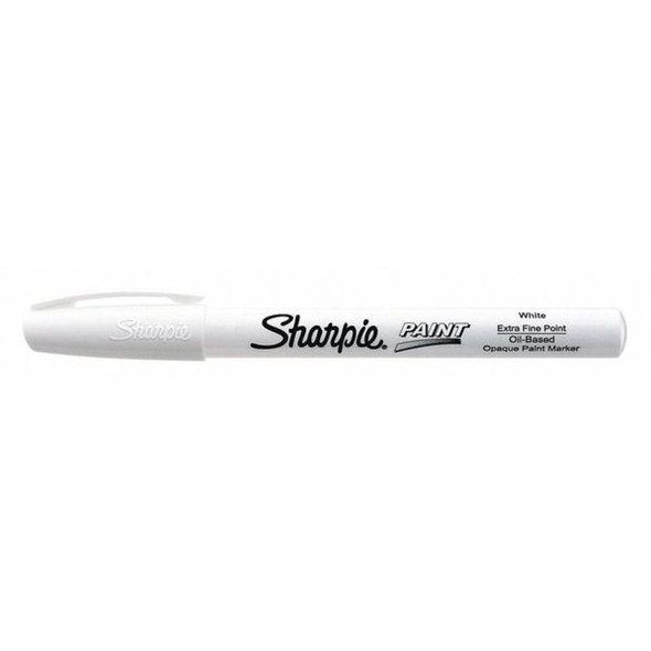 Sharpie Liquid Paint Marker, White, Fiber, PK12 35531